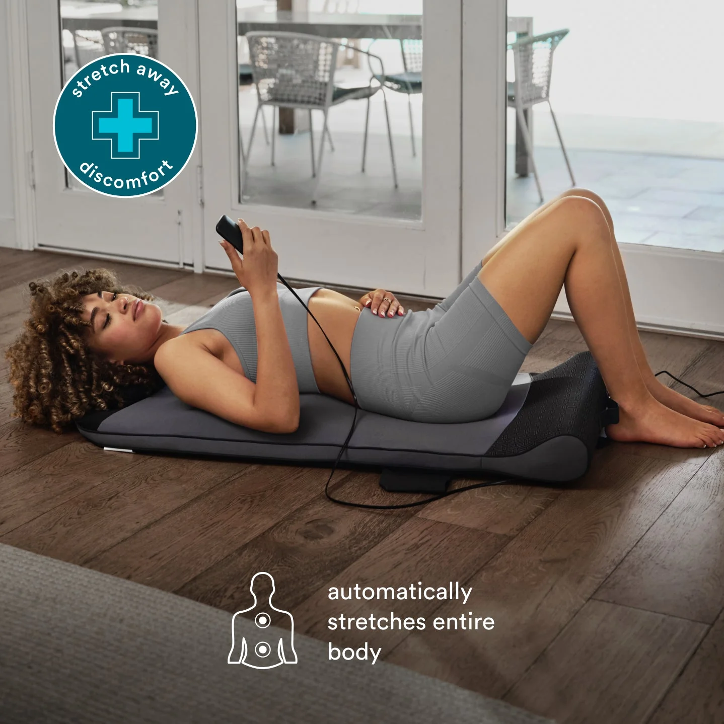 Body Flex Back Stretching Mat with Heat - Image 4