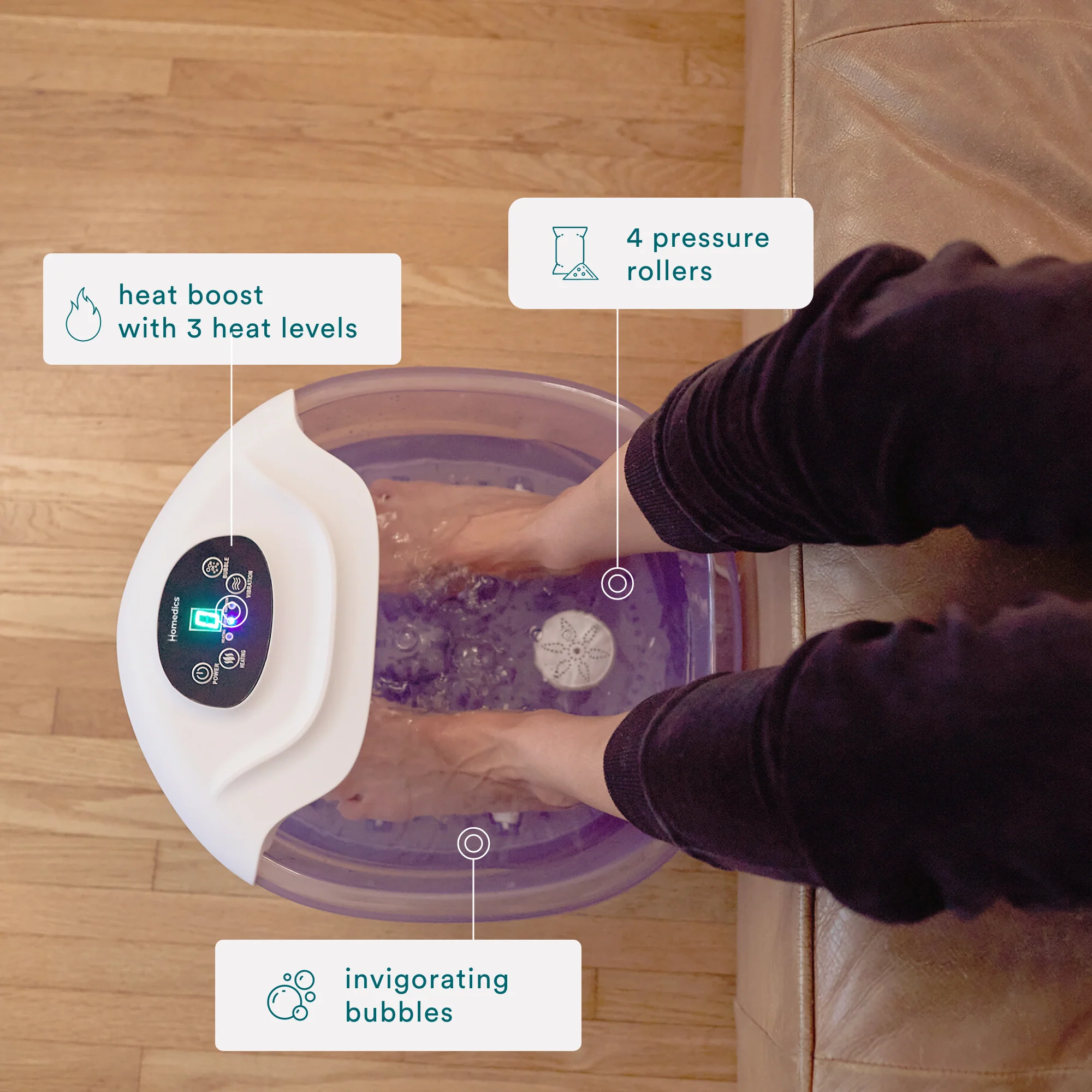 Salt-N-Soak Footbath with Heat Boost - Image 4