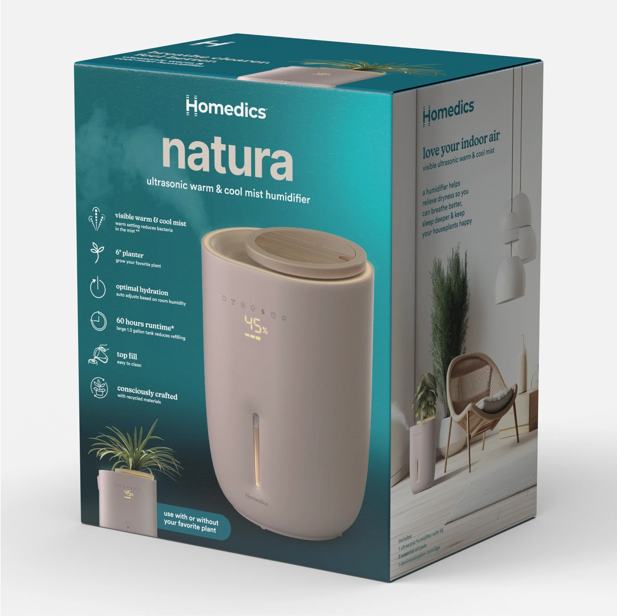 Natura Ultrasonic Warm & Cool Mist Humidifier - Image 13
