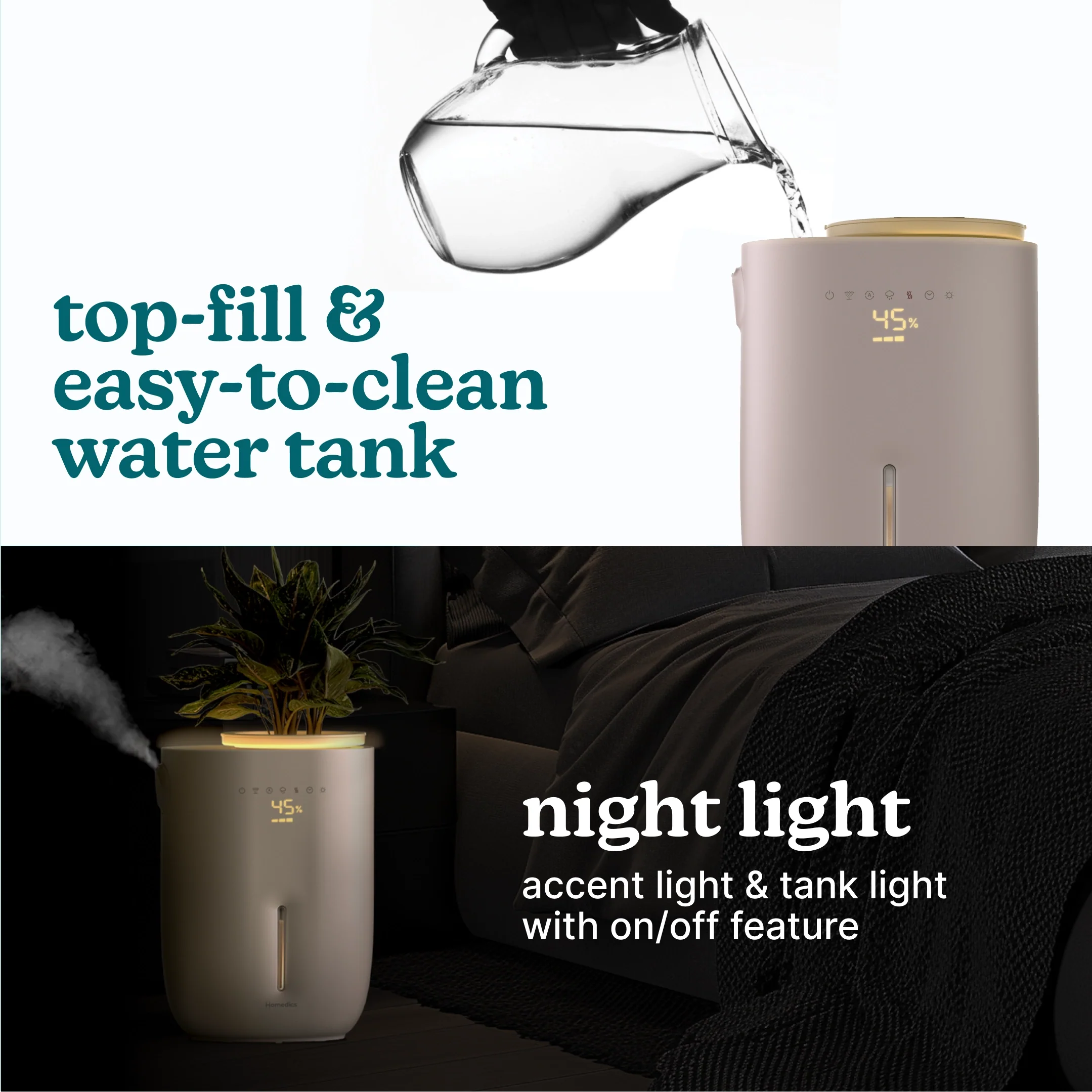 Natura Ultrasonic Warm & Cool Mist Humidifier - Image 5