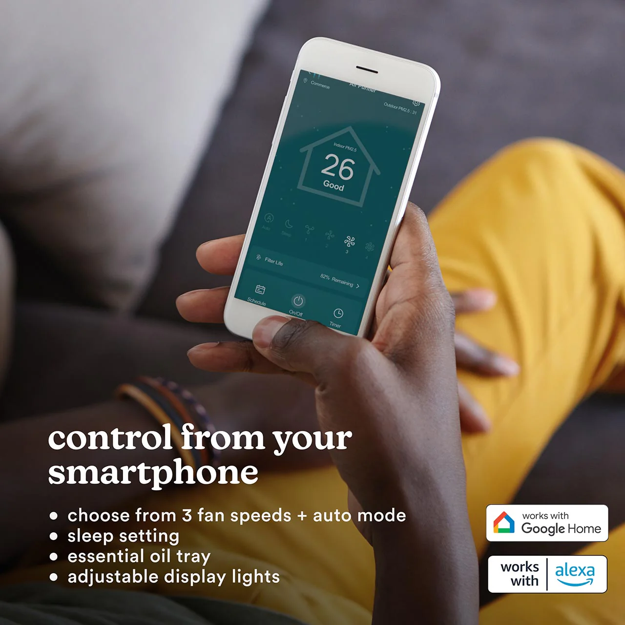 Medium Room Smart Air Purifier T100 - Image 5