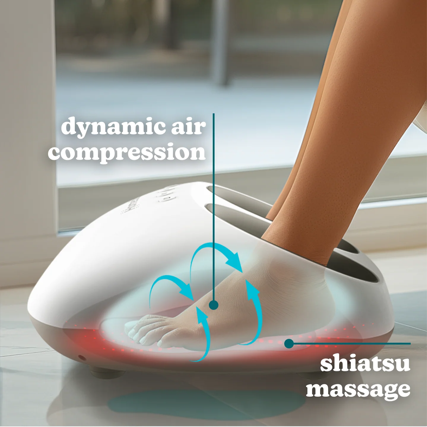 Shiatsu + Air 4.0 Foot Massager with Heat - Image 4