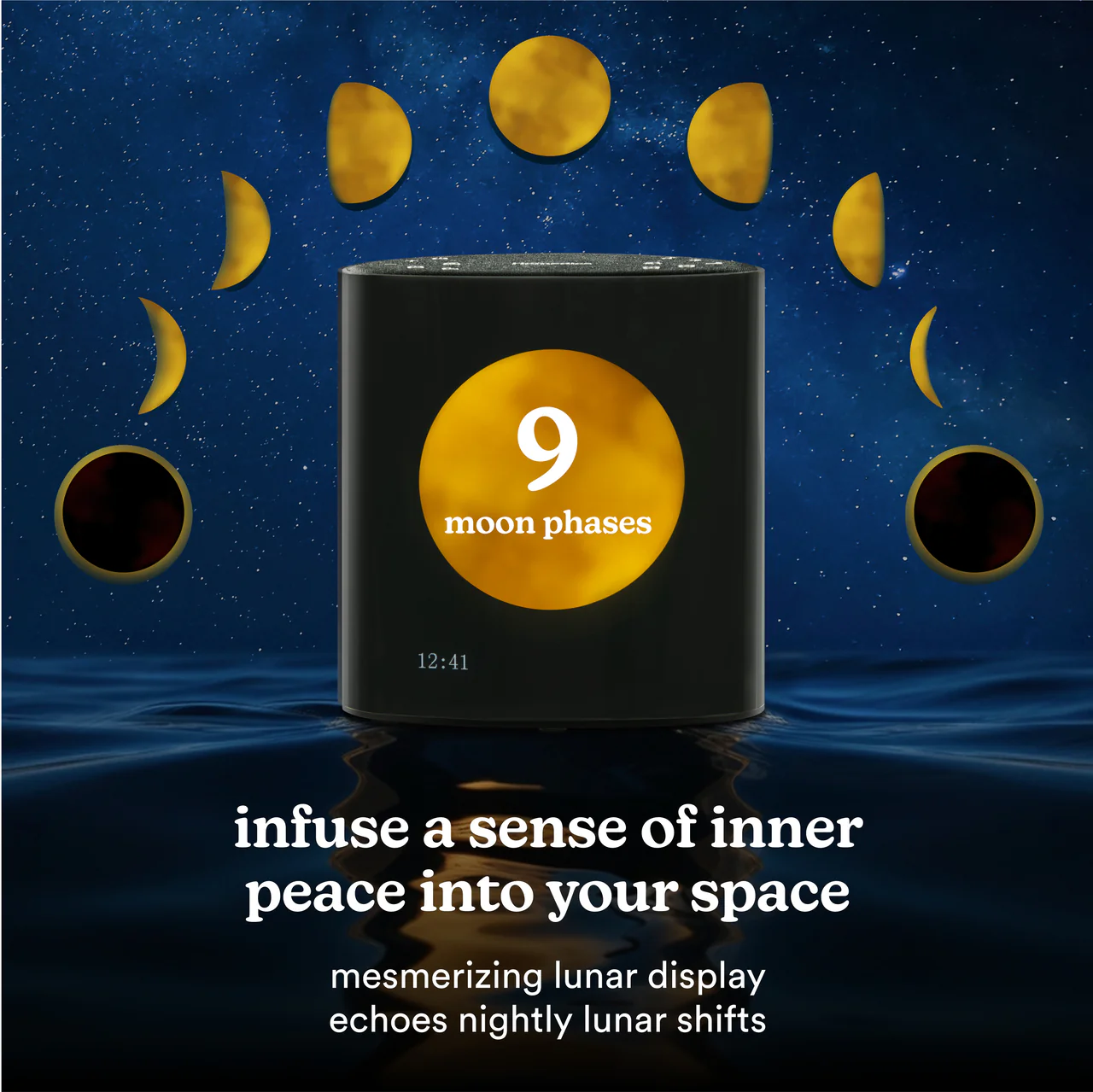 Sound Sleep Moon Dream Sound Machine & Clock - Image 3