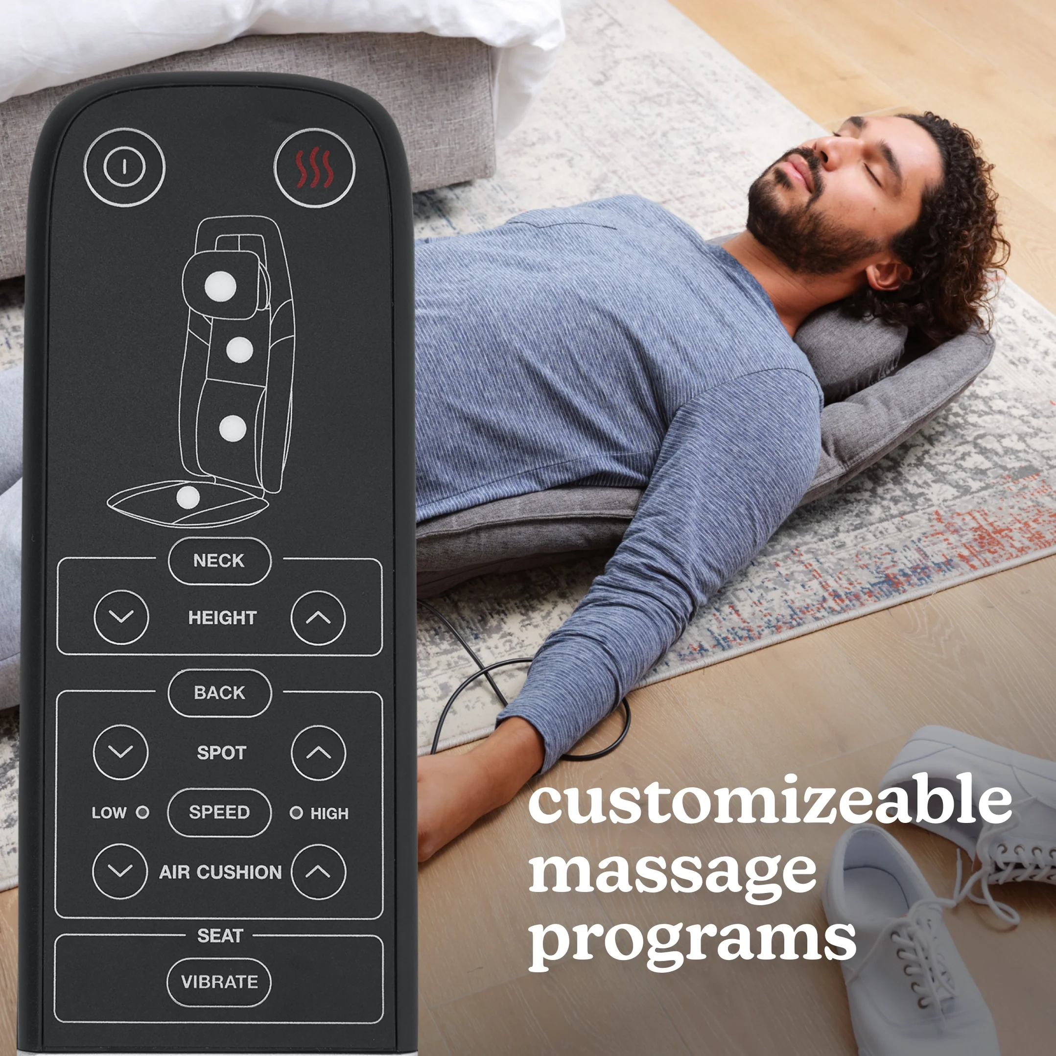 Total Recline Shiatsu Massage Cushion - Image 5